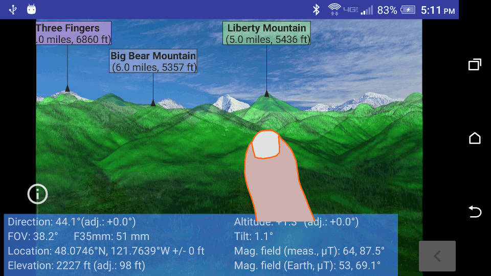 View alignment animation
